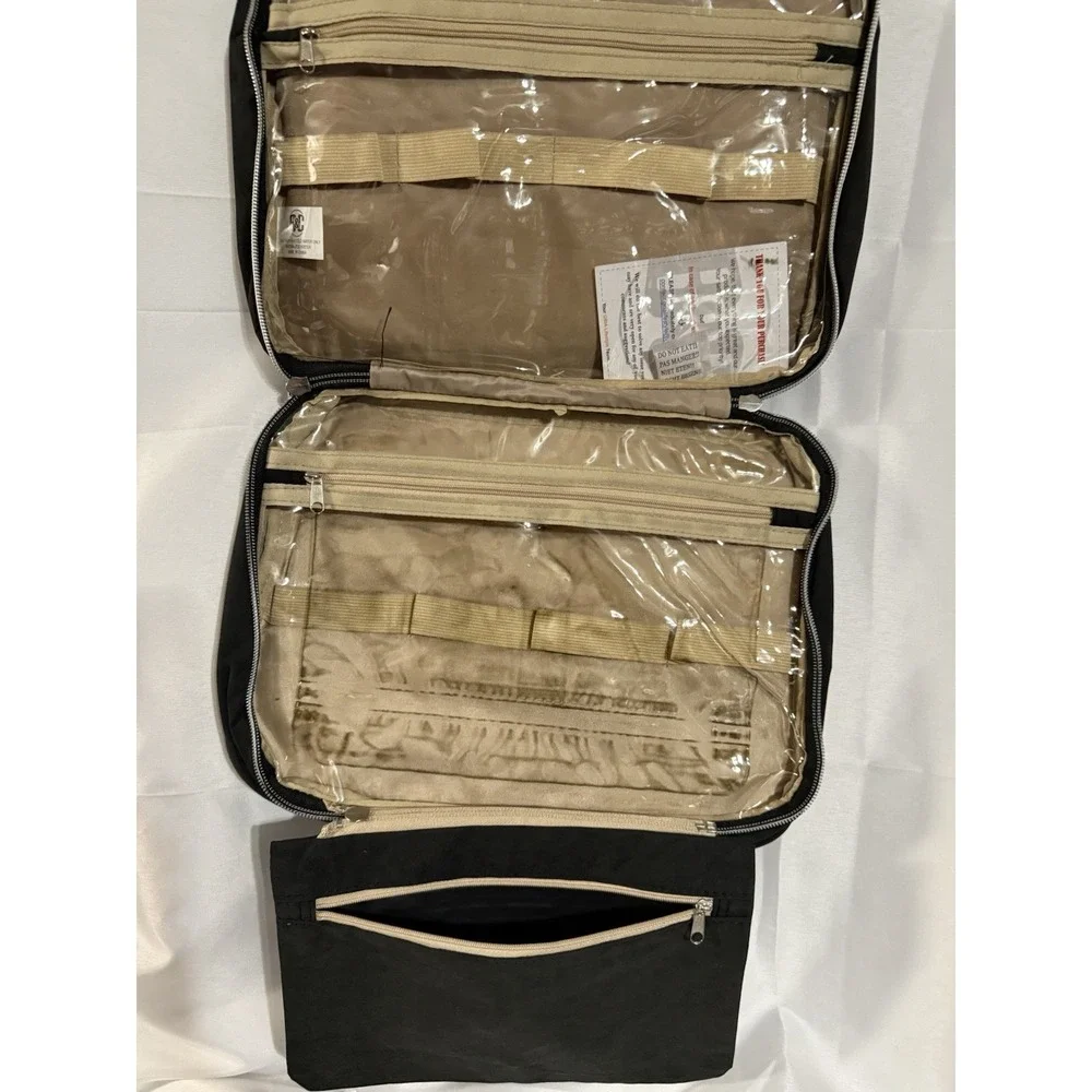 B&C Large Hanging Travel Orginzer Bag Black Multi-pockets